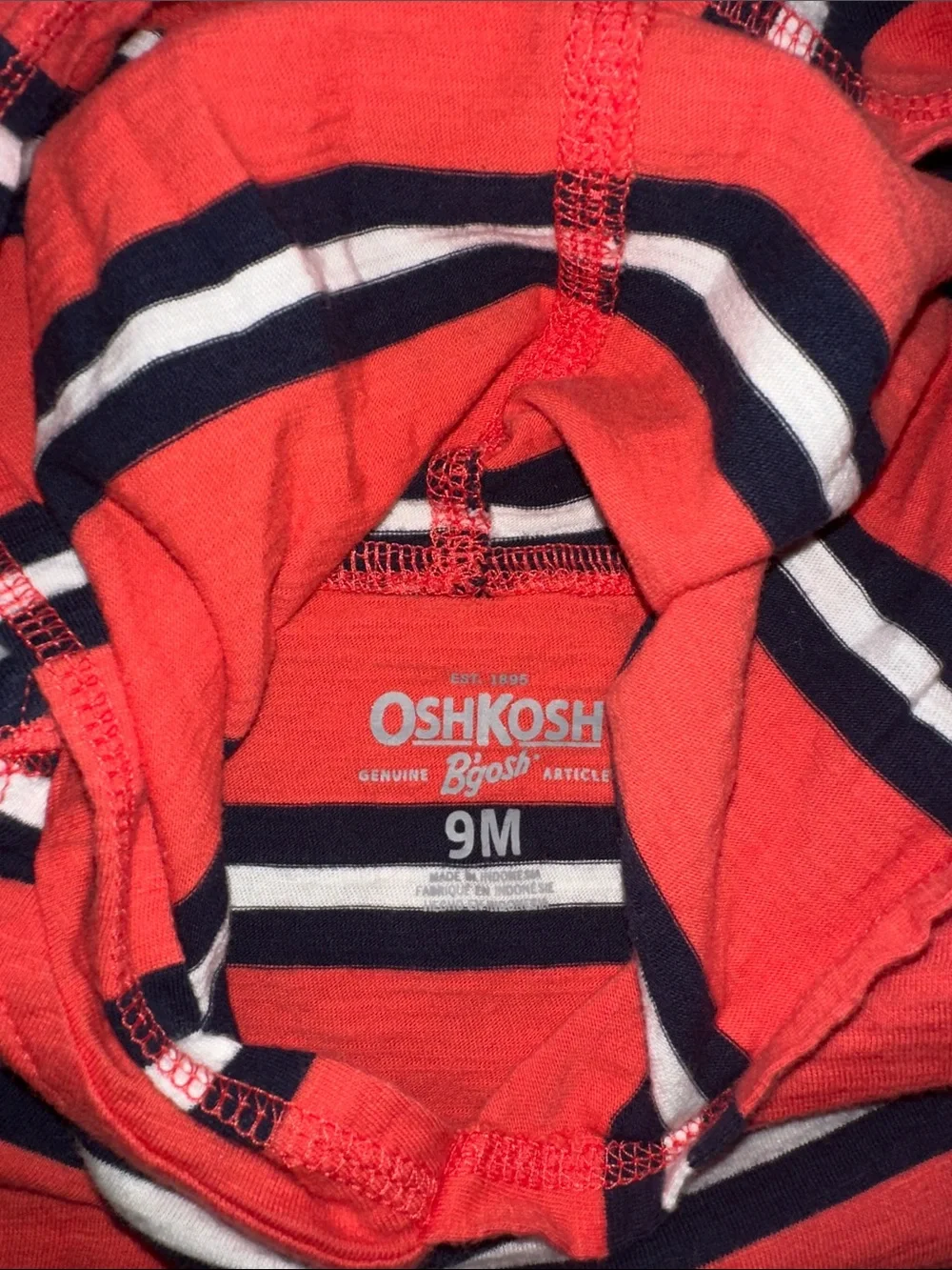 OshKosh Bgosh coral pullover